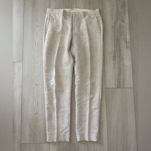 Zara Men's Light Beige Chinos